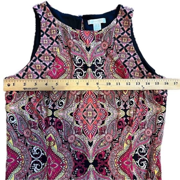 London Times Colorful Printed Maxi Sundress. Size 10. Great Condition!! - Picture 12 of 13